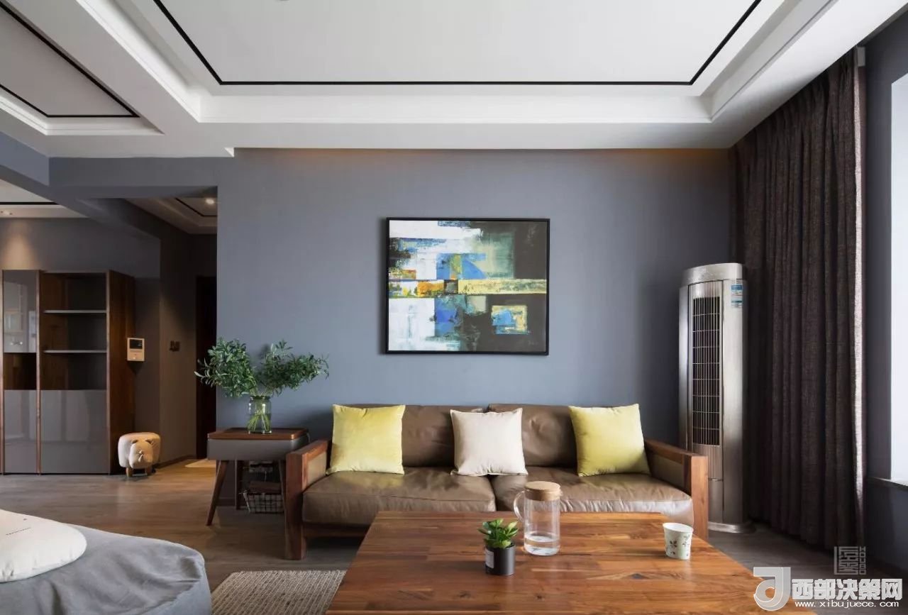 沙發(fā)背景墻選對(duì)裝飾畫，才能美了整個(gè)客廳空間！