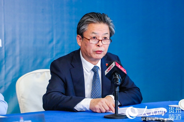 中國-東盟中心秘書長陳德海。吳少飛 攝