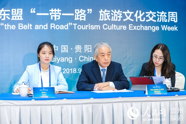 日本—東盟中心秘書長藤田正。孫一銘 攝